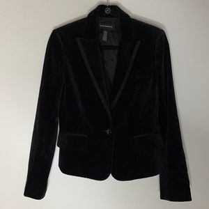 Club Monaco black velvet blazer